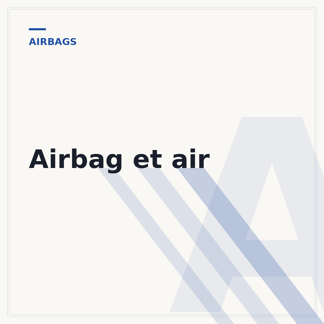 Airbag et air