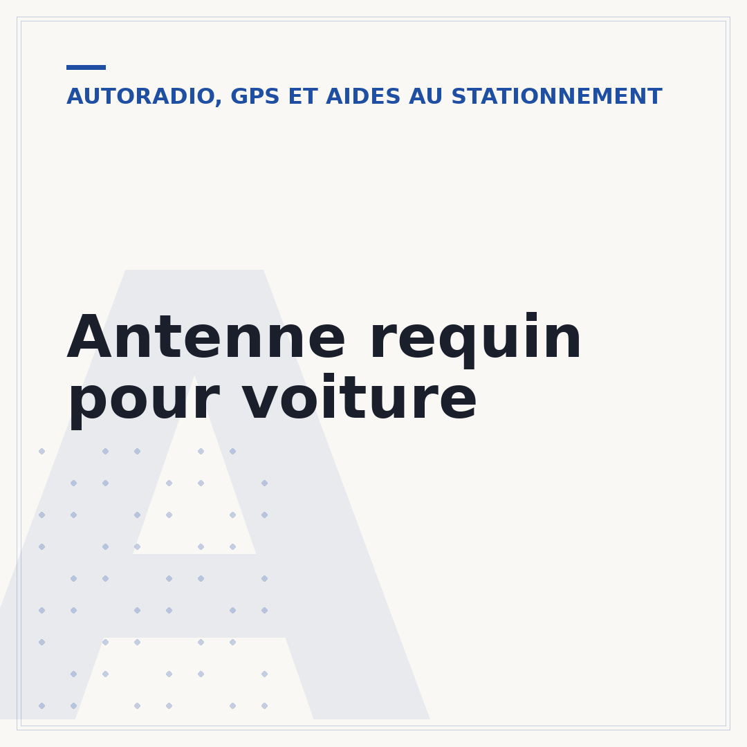 Antenne requin pour voiture