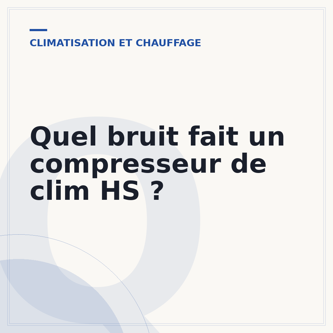 Quel bruit fait un compresseur de clim HS ?
