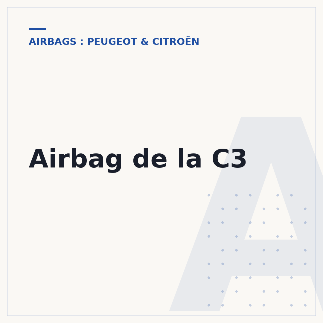 Airbag de la C3