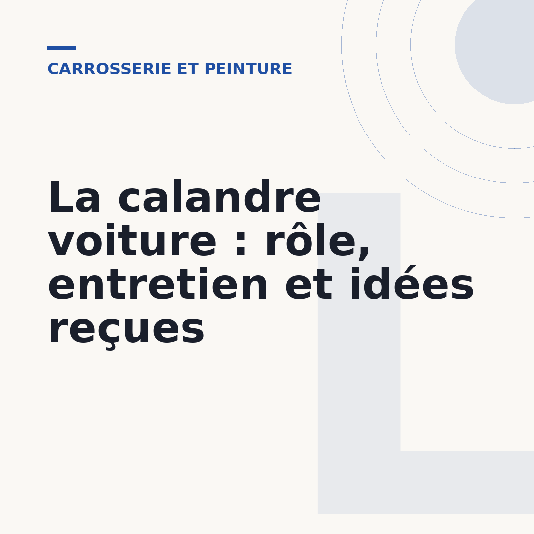 La calandre voiture : rôle, entretien et idées reçues