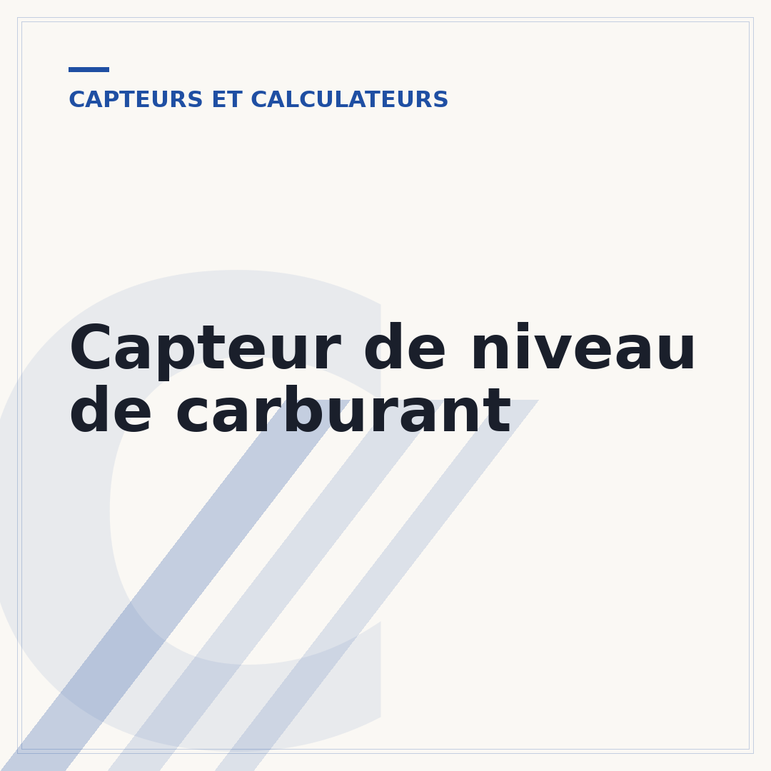Capteur de niveau de carburant