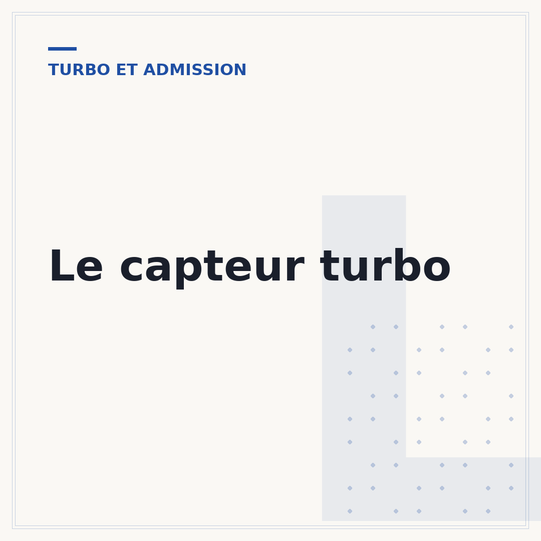 Le capteur turbo
