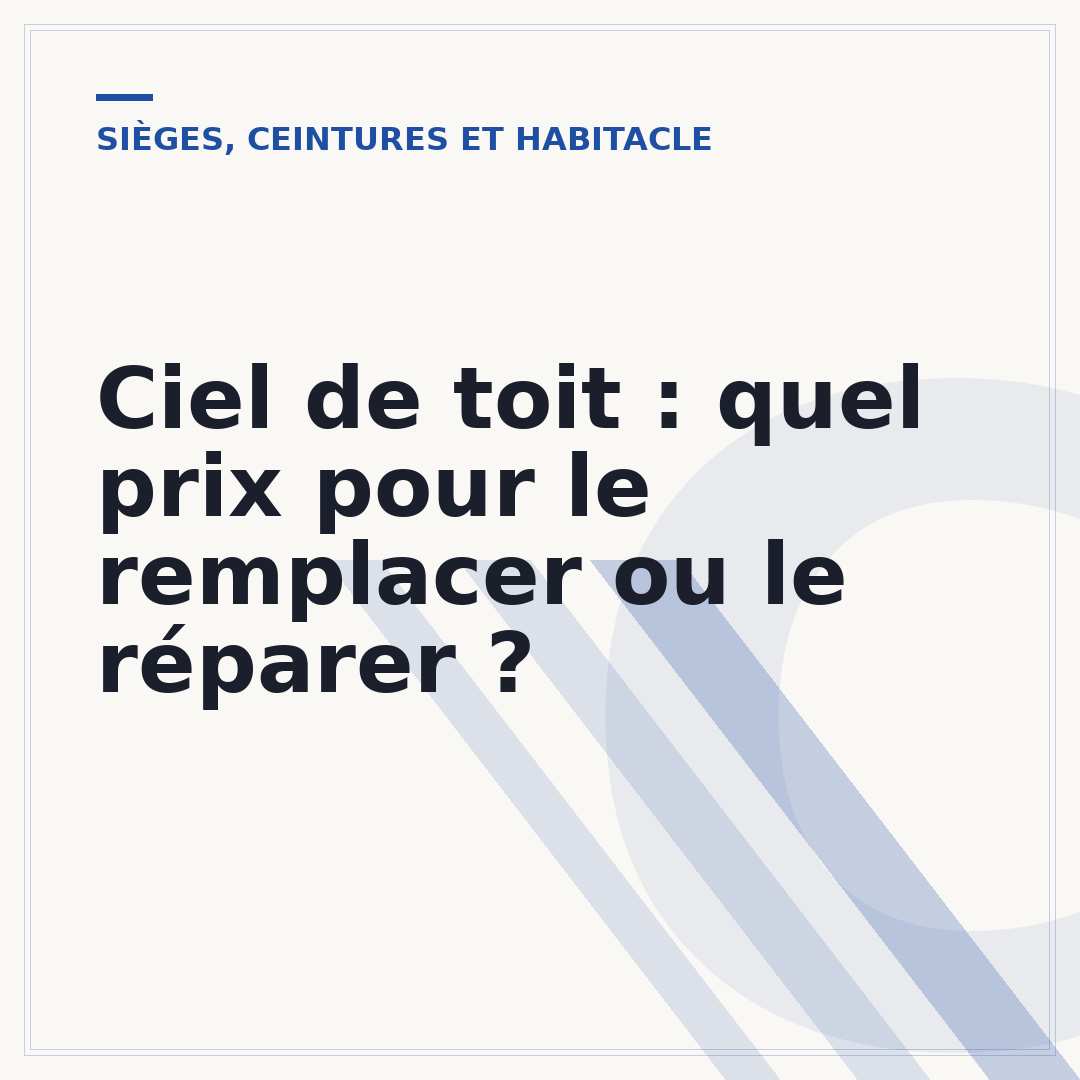 Ciel de toit : quel prix pour le remplacer ou le réparer ?