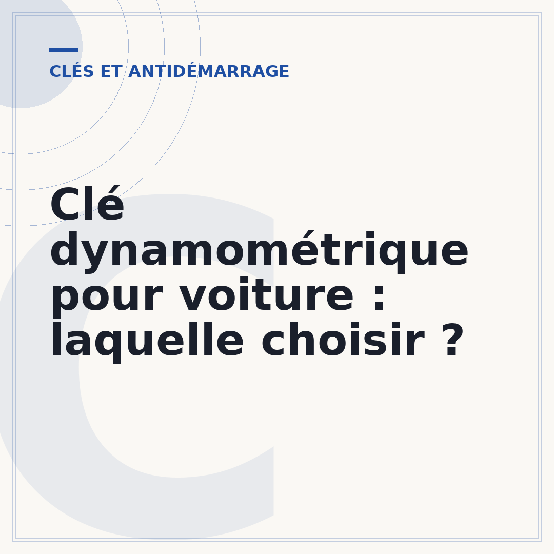 Clé dynamométrique pour voiture : laquelle choisir ?