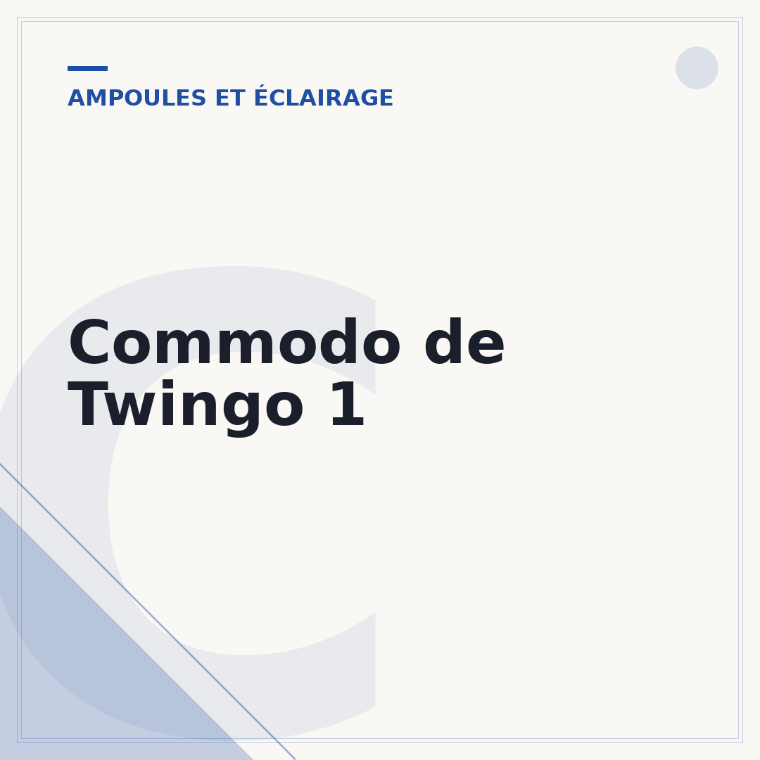 Commodo de Twingo 1