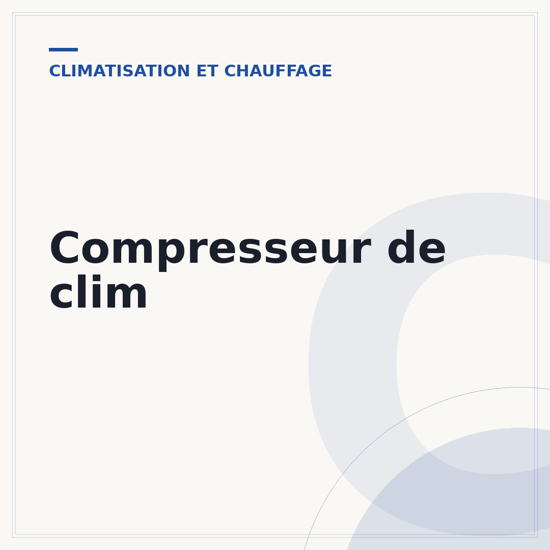 Compresseur de clim
