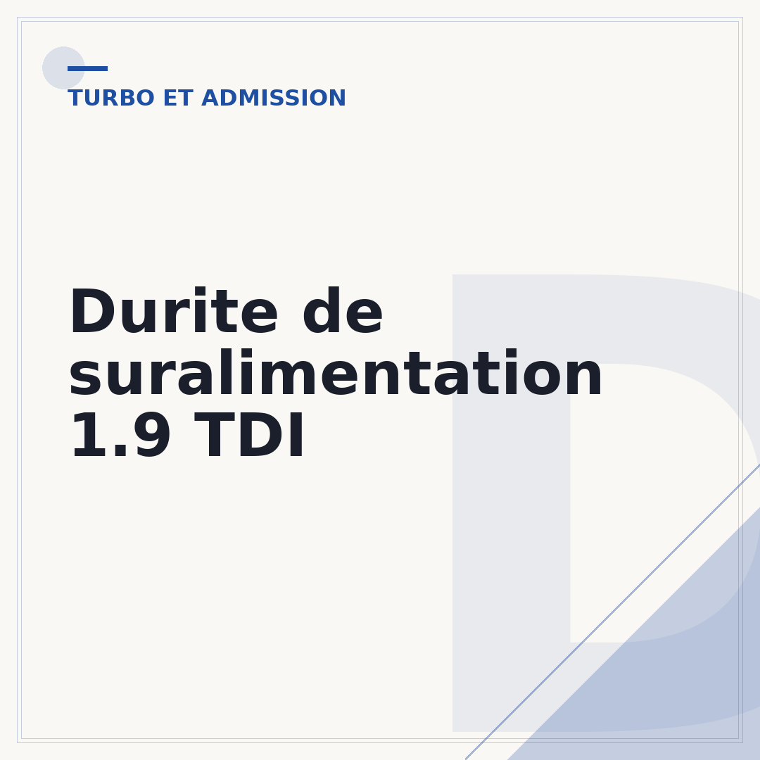 Durite de suralimentation 1.9 TDI