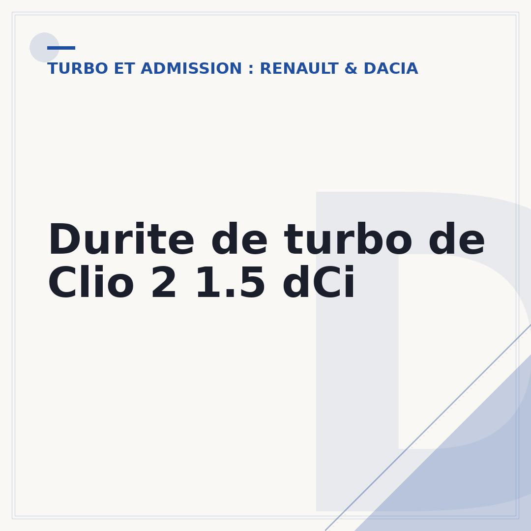 Durite de turbo de Clio 2 1.5 dCi
