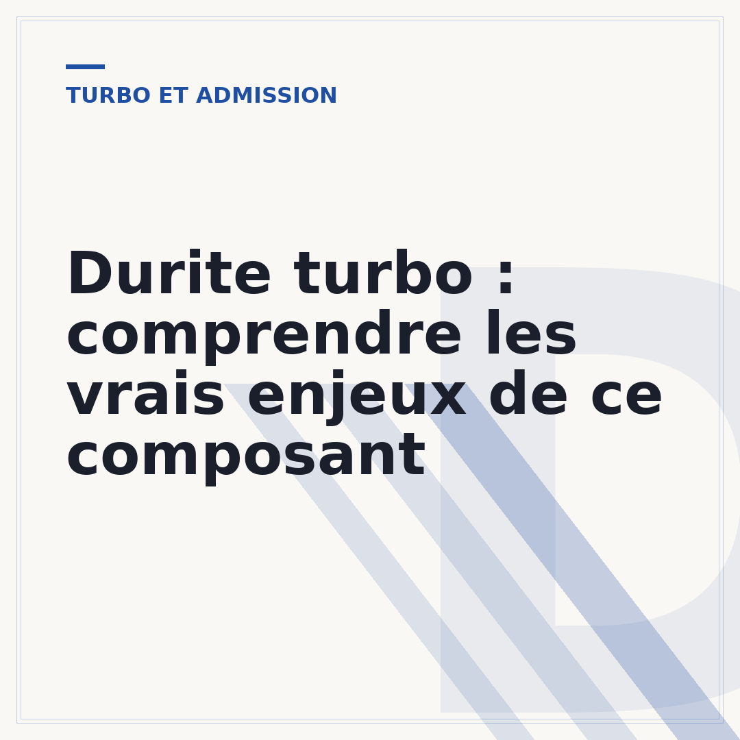 Durite turbo : comprendre les vrais enjeux de ce composant