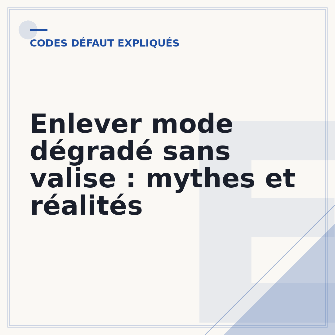 Enlever mode dégradé sans valise : mythes et réalités