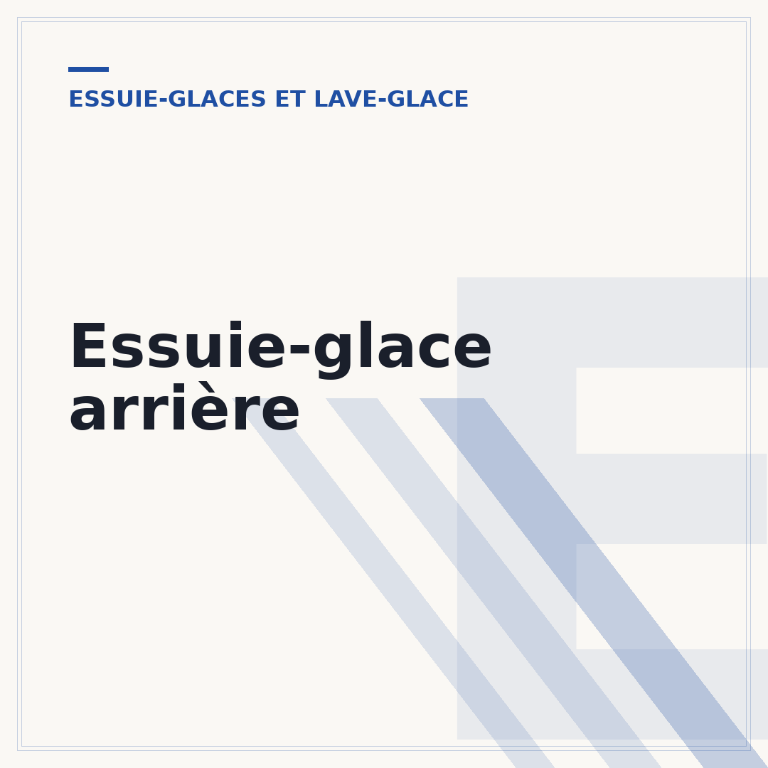 Essuie-glace arrière
