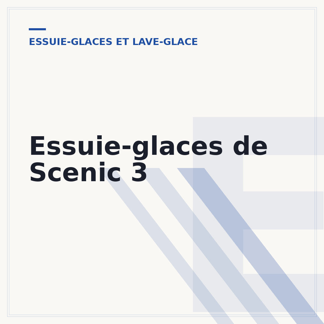 Essuie-glaces de Scenic 3