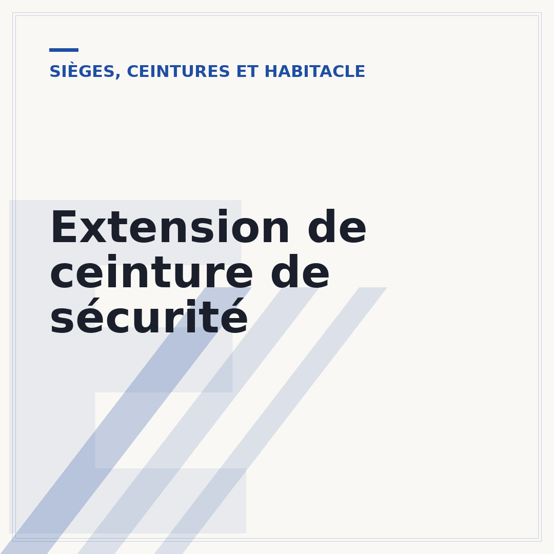 Extension de ceinture de sécurité