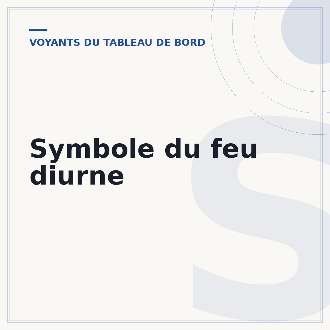 Symbole du feu diurne