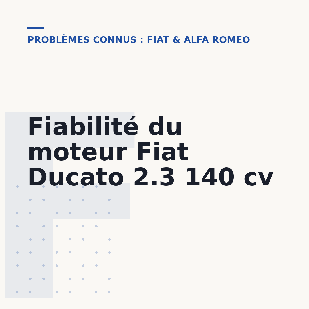 Fiabilité du moteur Fiat Ducato 2.3 140 cv