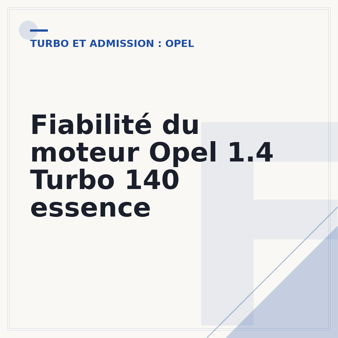 Fiabilité du moteur Opel 1.4 Turbo 140 essence