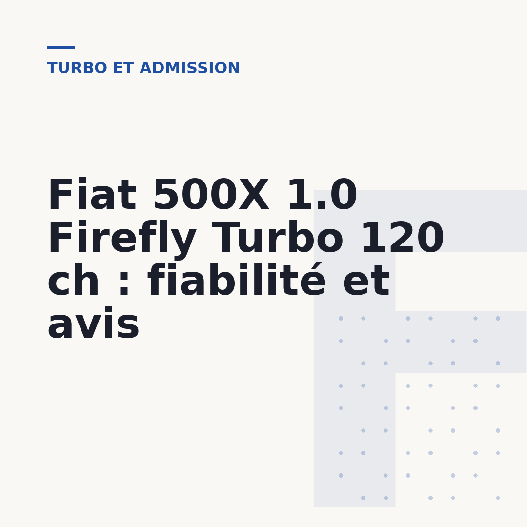 Fiat 500X 1.0 Firefly Turbo 120 ch : fiabilité et avis