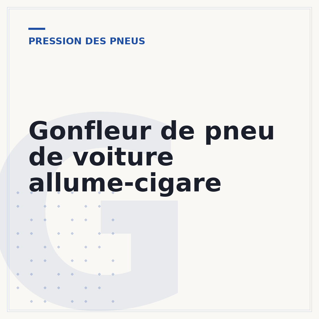 Gonfleur de pneu de voiture allume-cigare