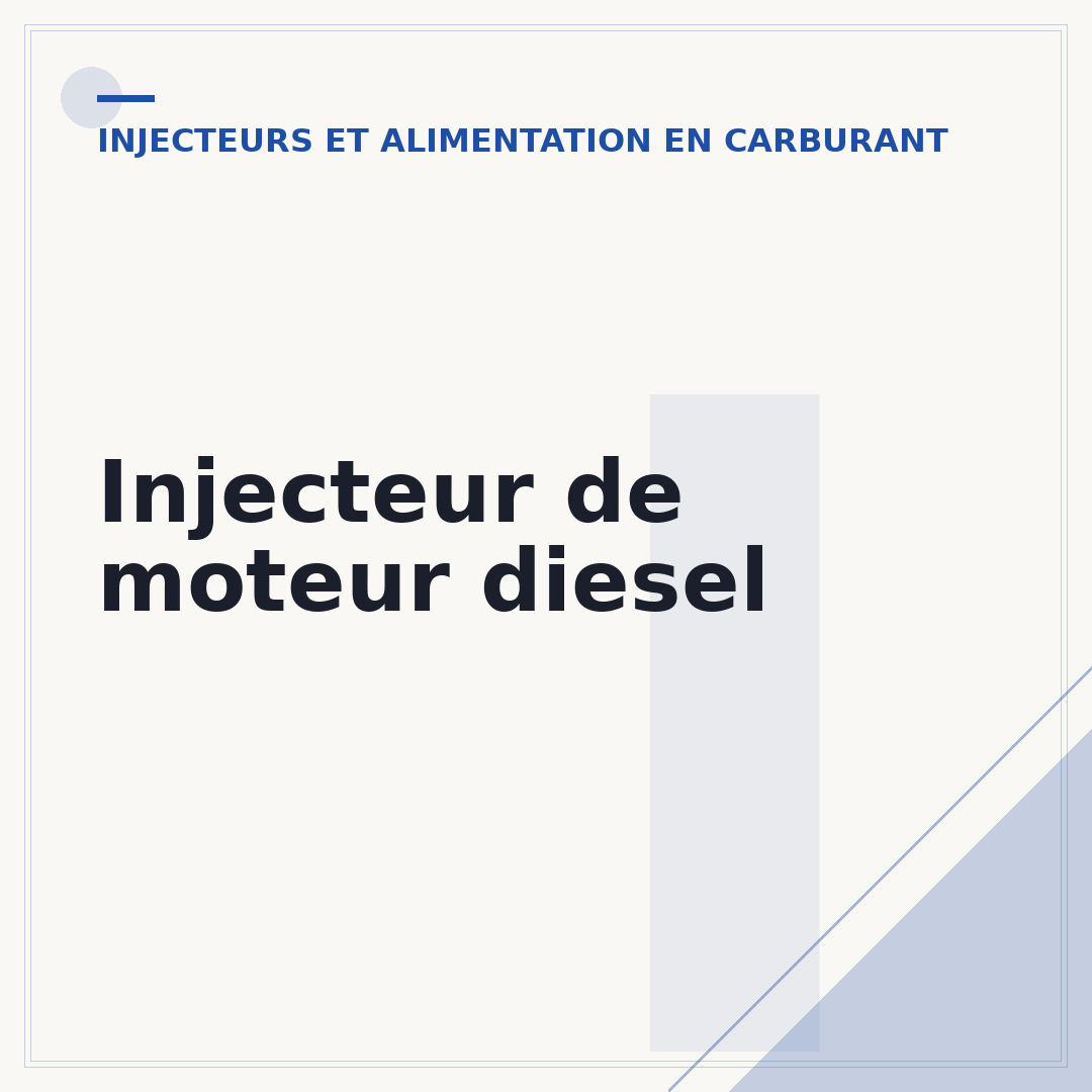 Injecteur de moteur diesel