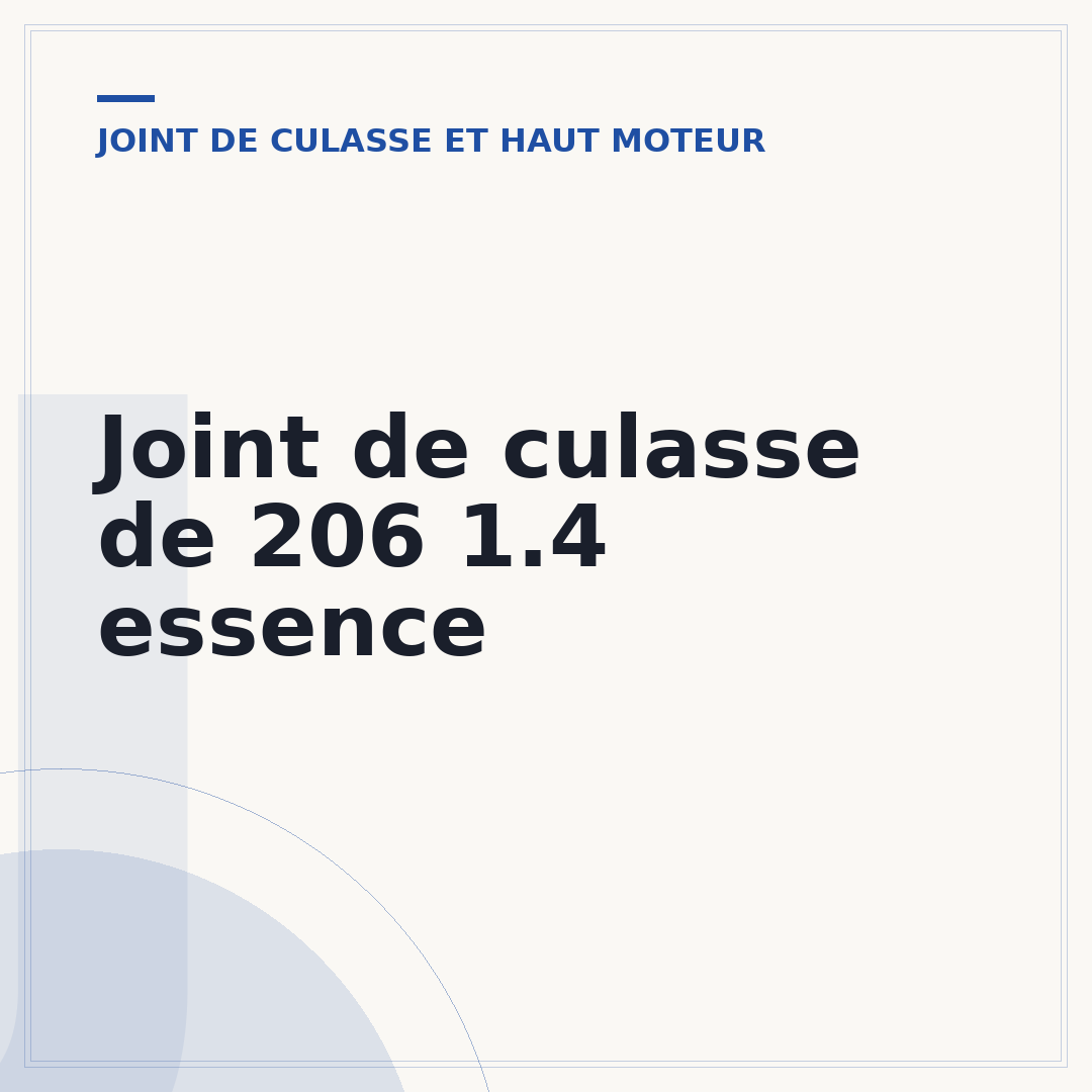 Joint de culasse de 206 1.4 essence