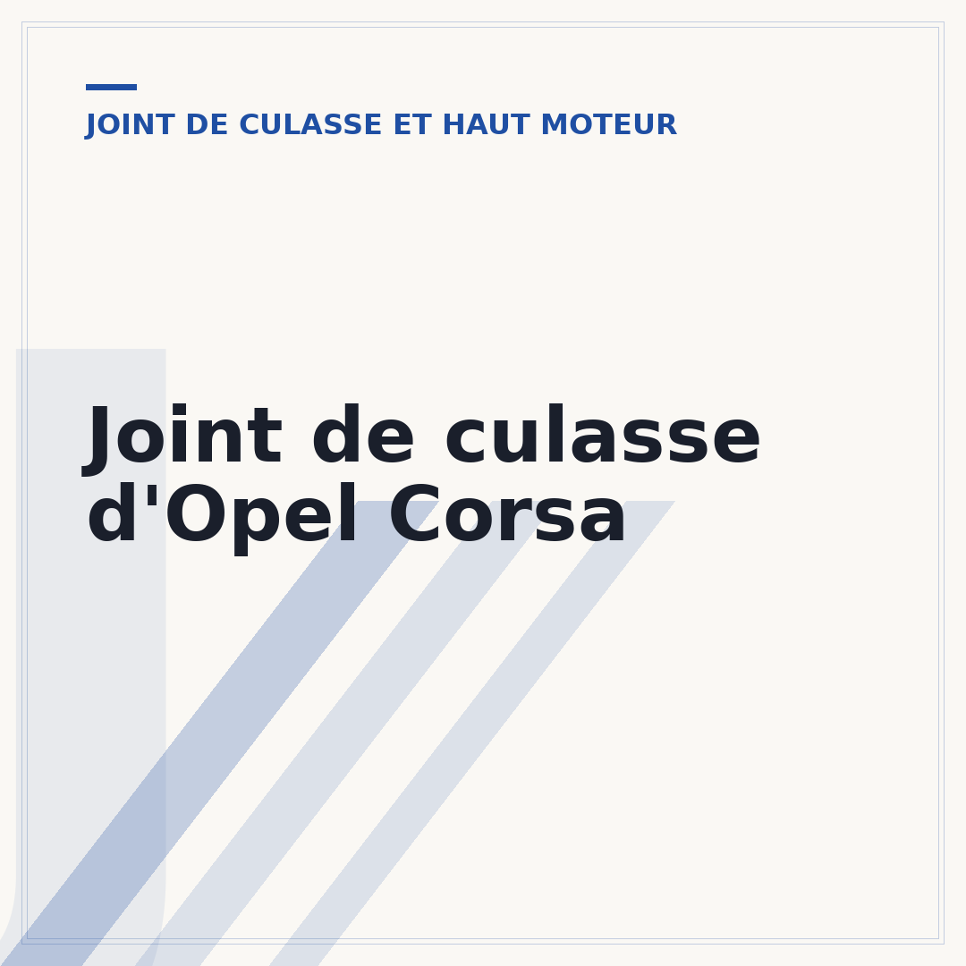 Joint de culasse d'Opel Corsa