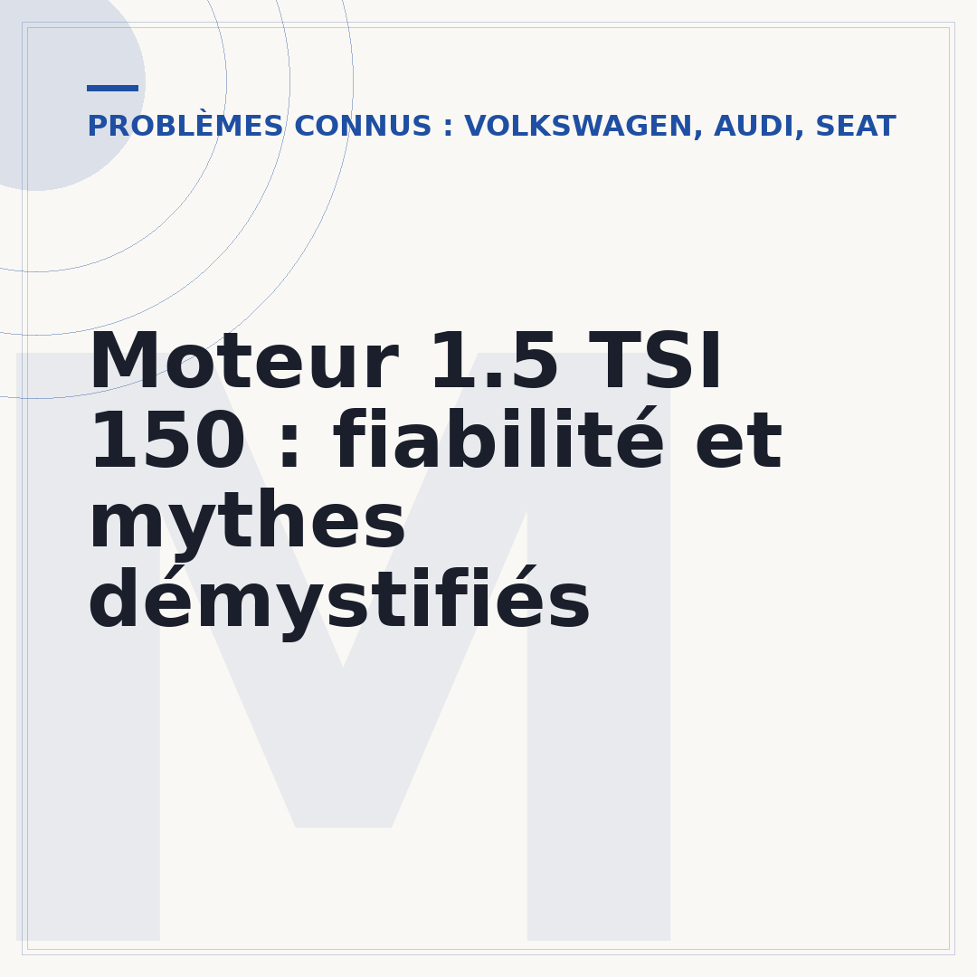 Moteur 1.5 TSI 150 : fiabilité et mythes démystifiés