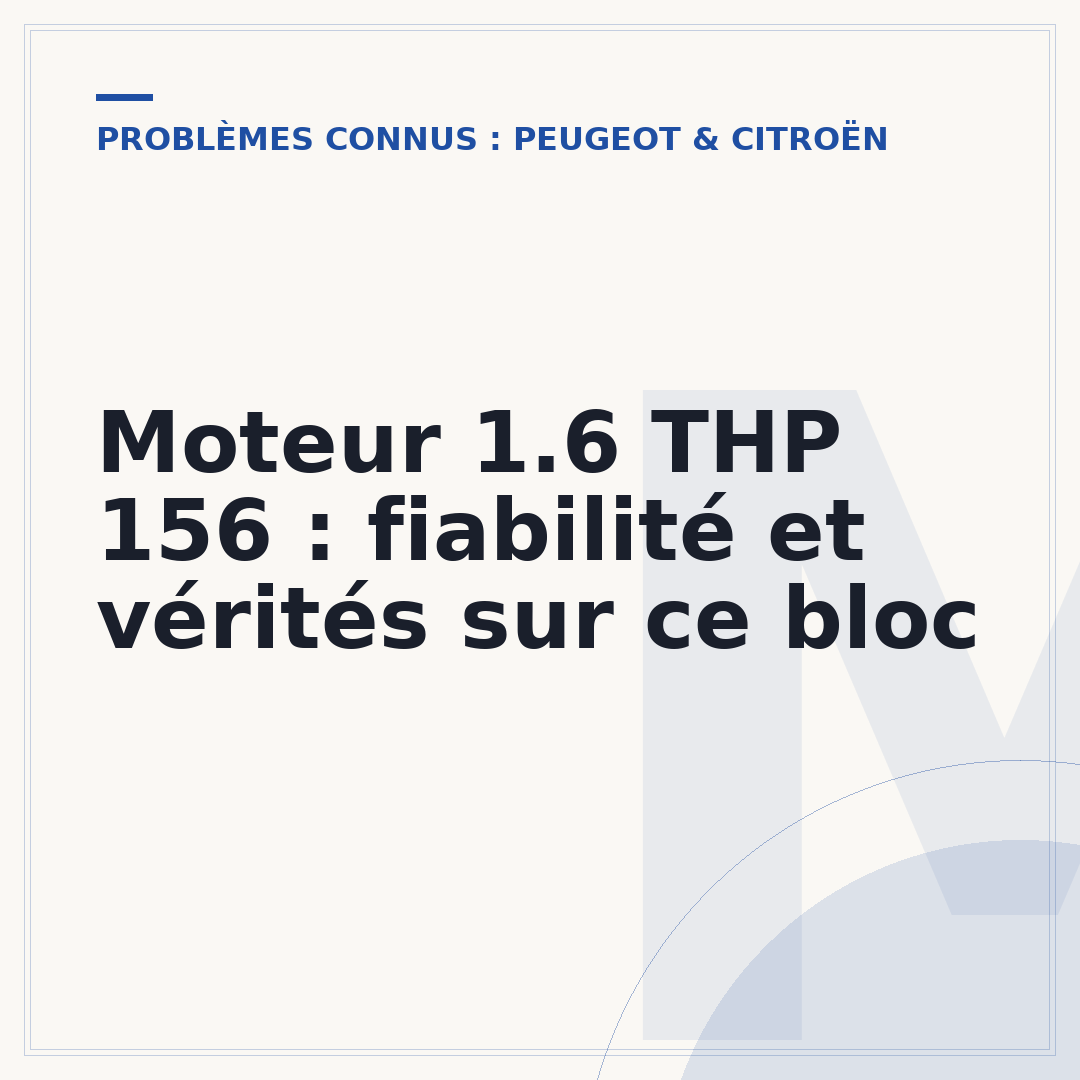 Moteur 1.6 THP 156 : fiabilité et vérités sur ce bloc