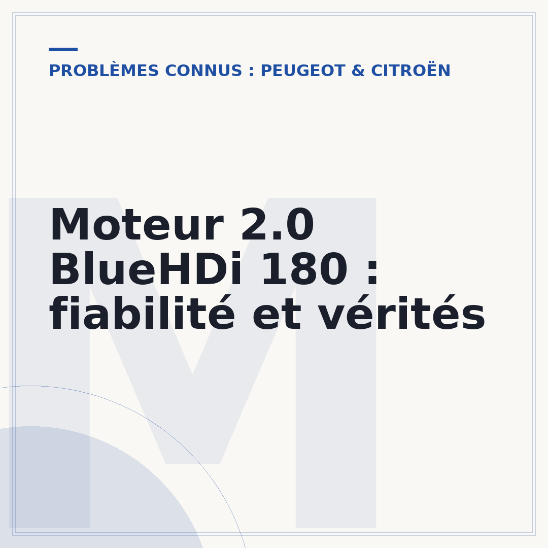 Moteur 2.0 BlueHDi 180 : fiabilité et vérités