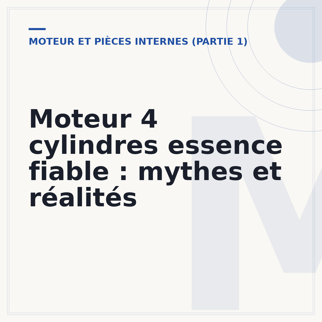 Moteur 4 cylindres essence fiable : mythes et réalités