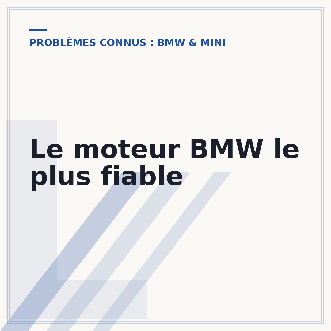 Le moteur BMW le plus fiable