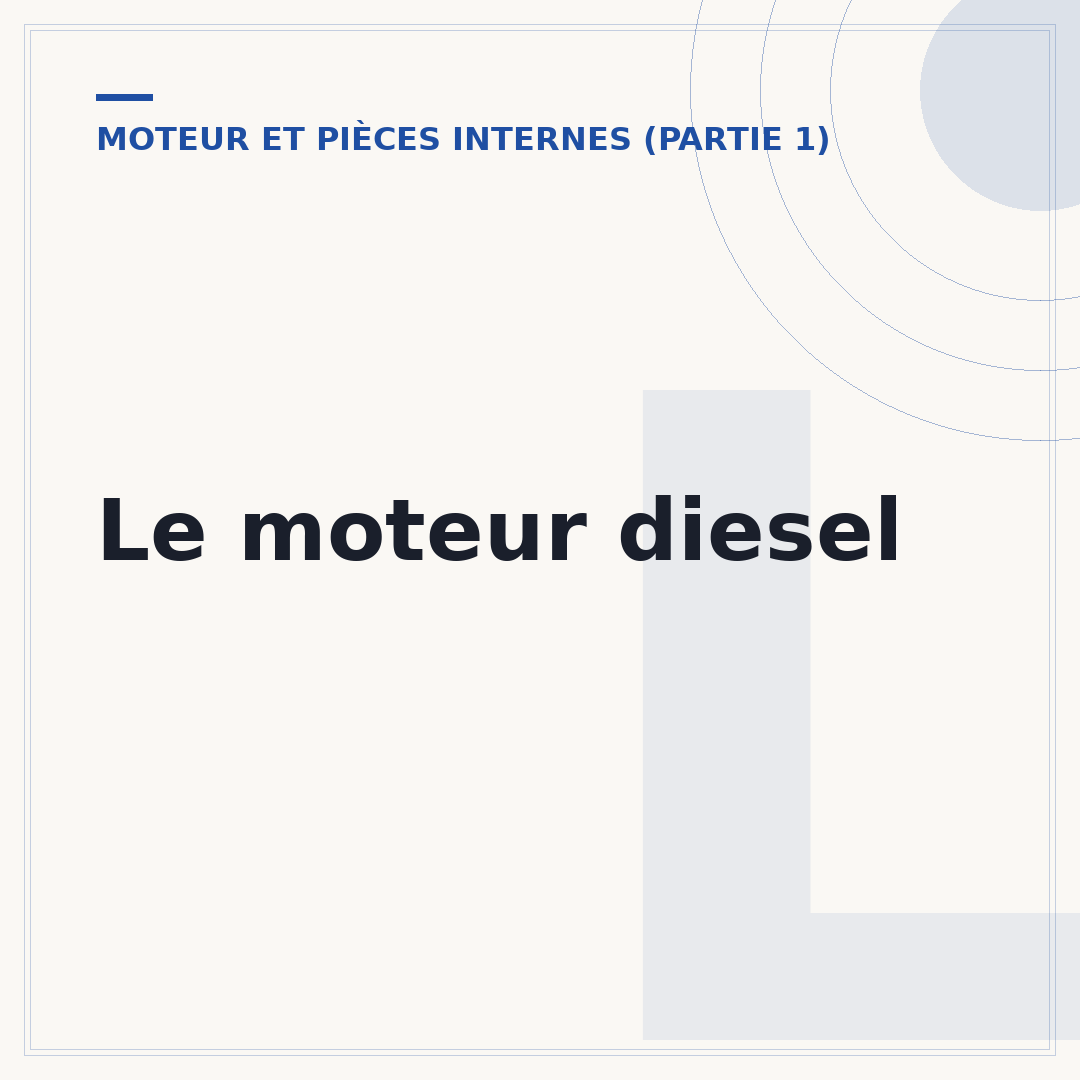 Le moteur diesel