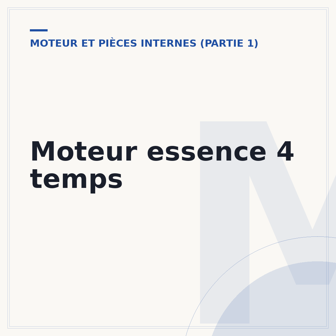 Moteur essence 4 temps