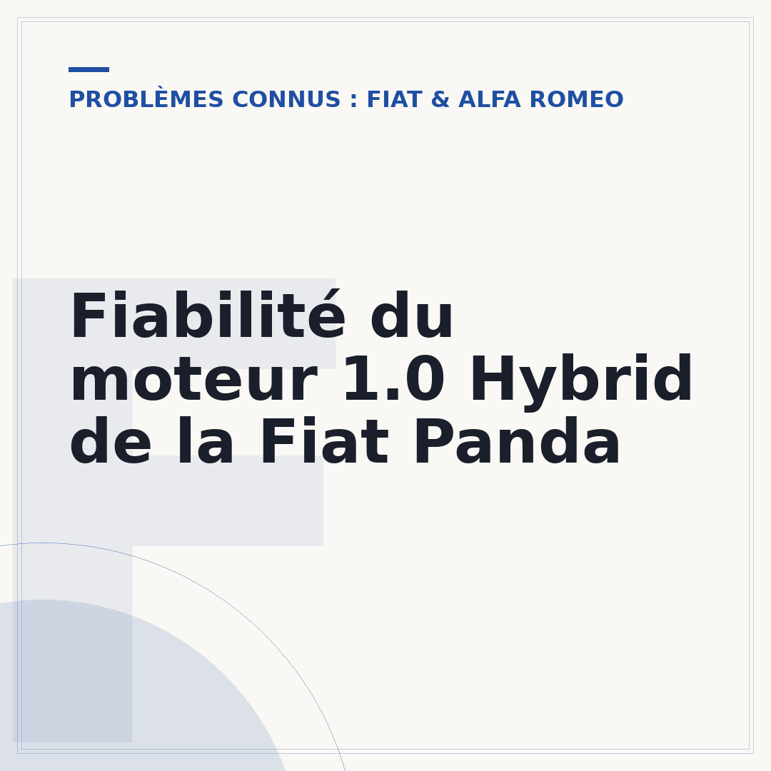 Fiabilité du moteur 1.0 Hybrid de la Fiat Panda