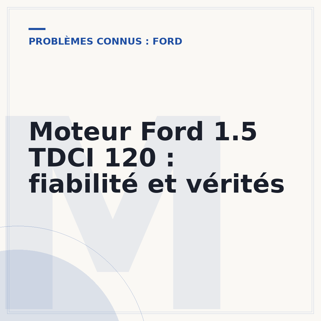 Moteur Ford 1.5 TDCI 120 : fiabilité et vérités