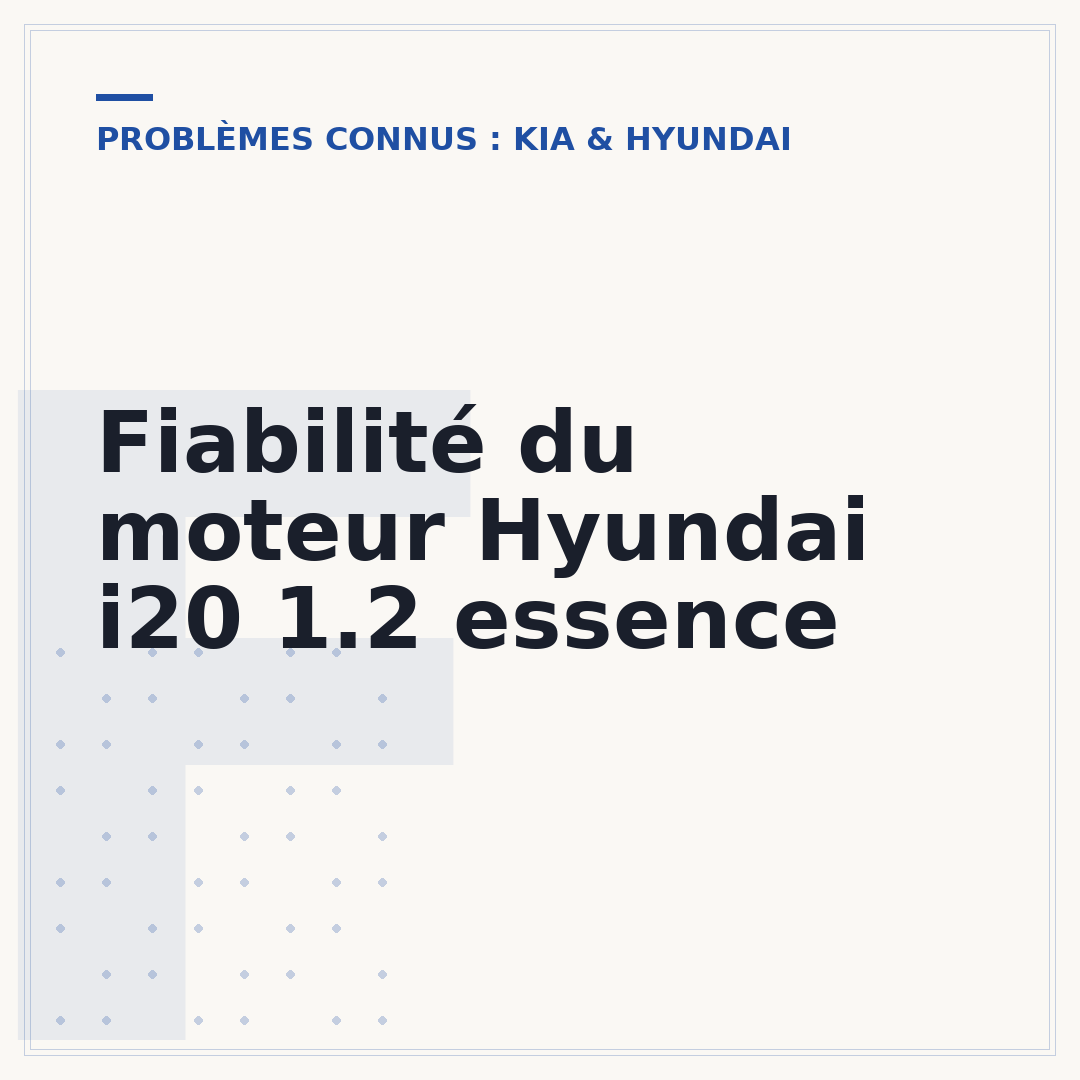 Fiabilité du moteur Hyundai i20 1.2 essence