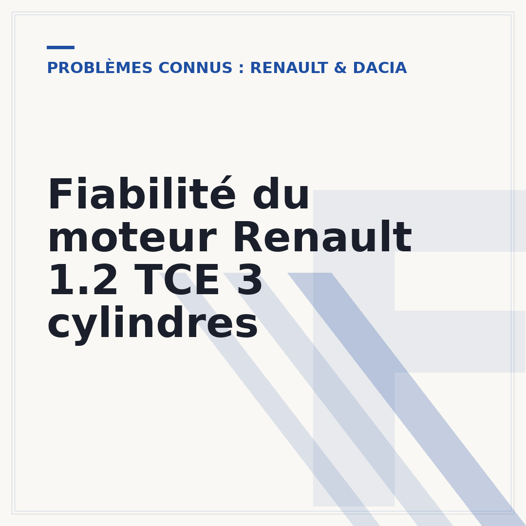 Fiabilité du moteur Renault 1.2 TCE 3 cylindres