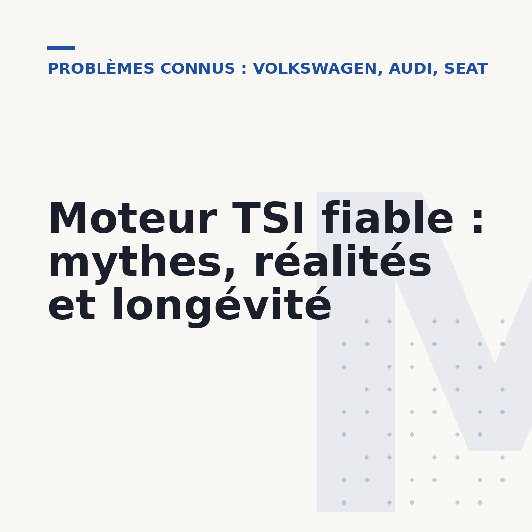 Moteur TSI fiable : mythes, réalités et longévité