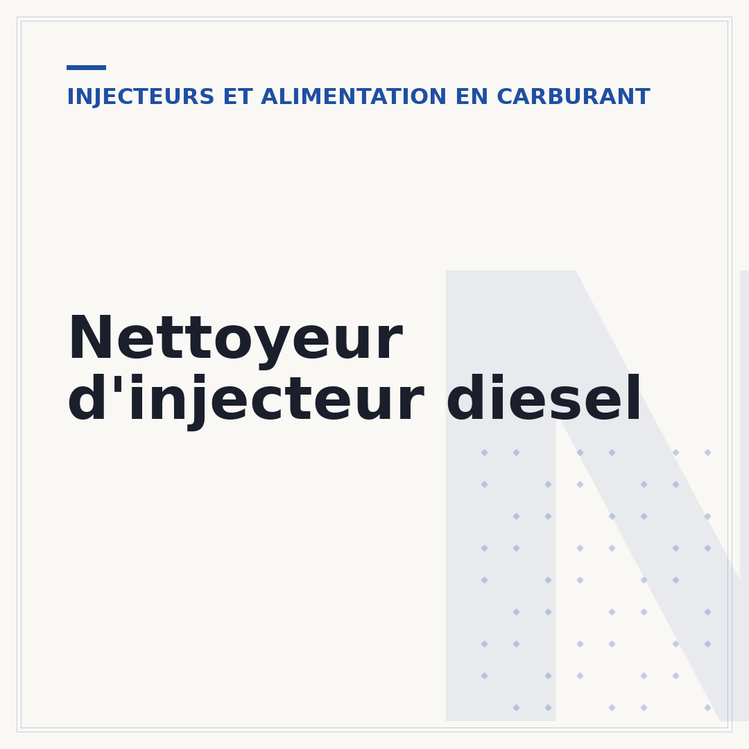 Nettoyeur d'injecteur diesel