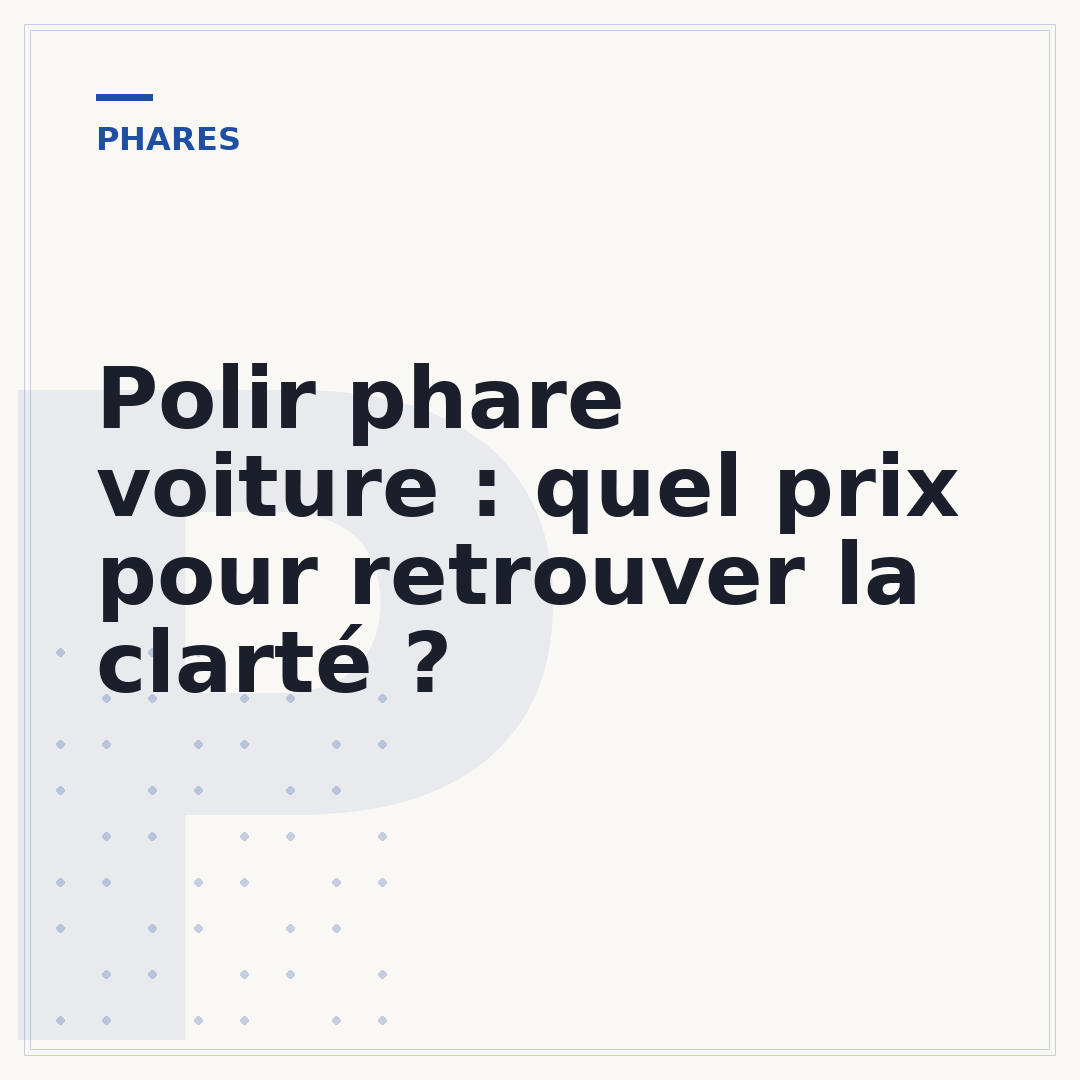 Polir phare voiture : quel prix pour retrouver la clarté ?