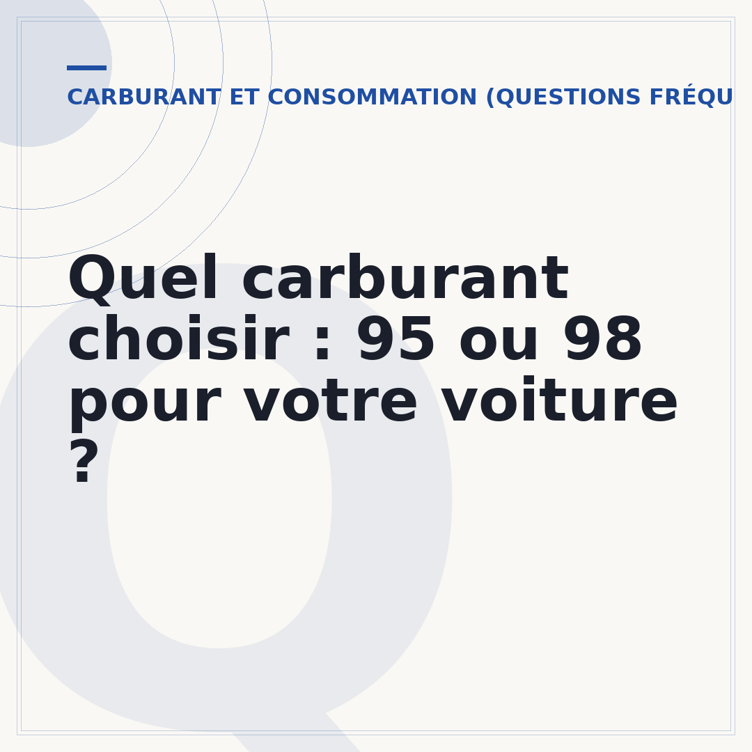 Quel carburant choisir : 95 ou 98 pour votre voiture ?