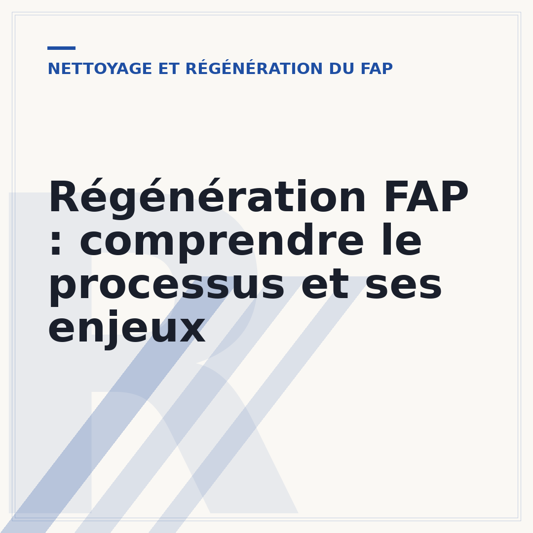 Régénération FAP : comprendre le processus et ses enjeux