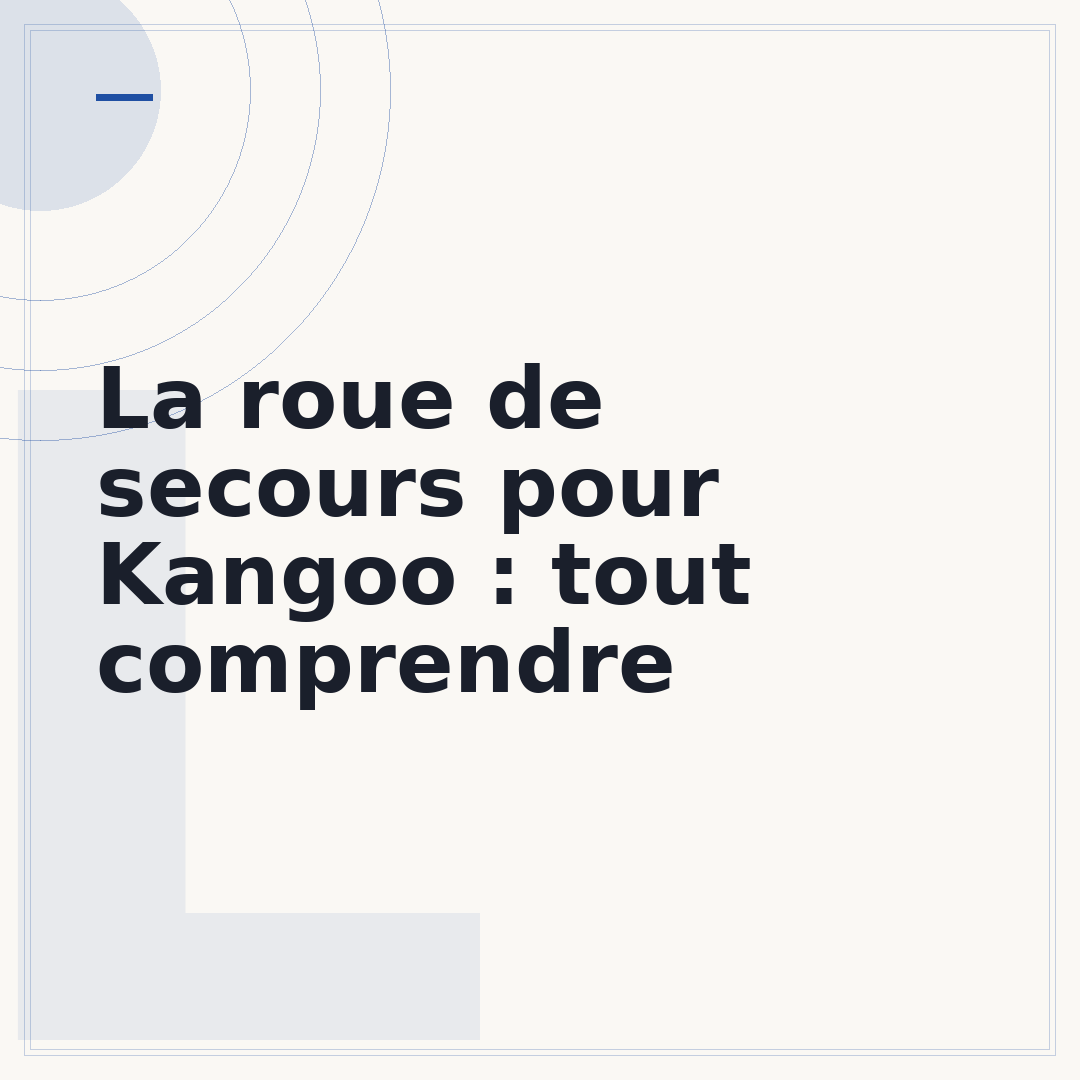 La roue de secours pour Kangoo : tout comprendre