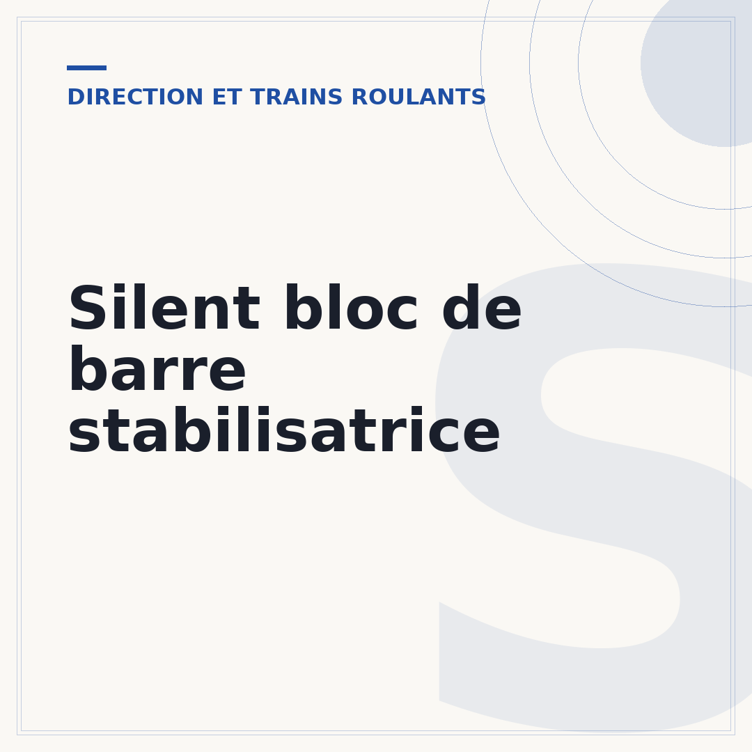 Silent bloc de barre stabilisatrice