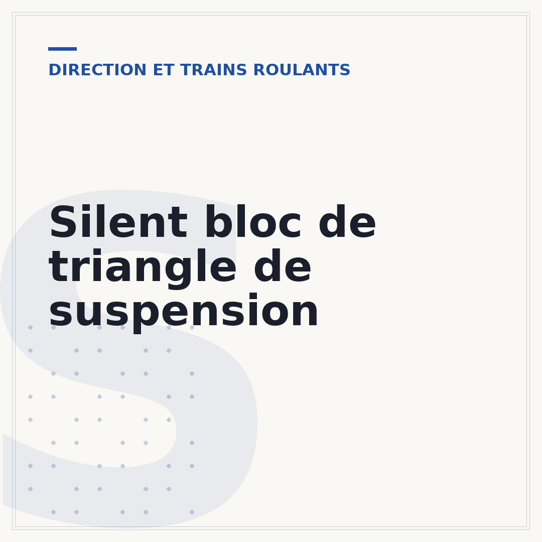 Silent bloc de triangle de suspension