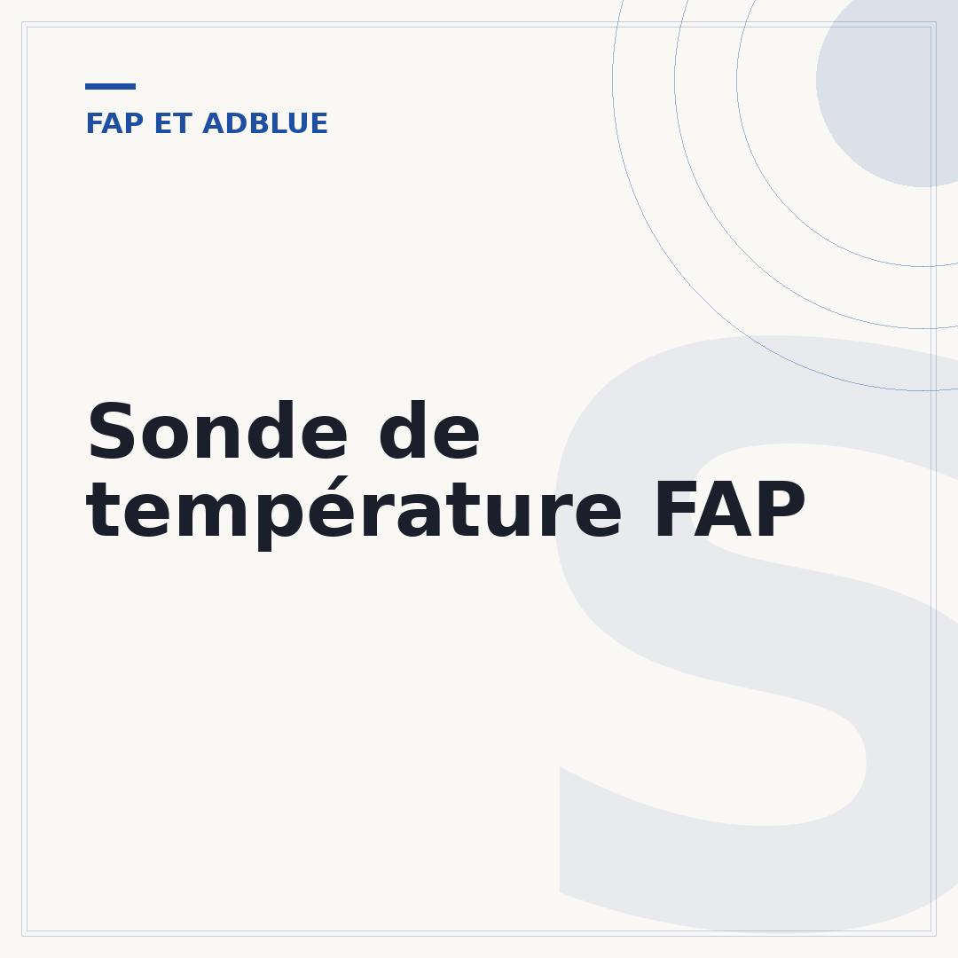 Sonde de température FAP