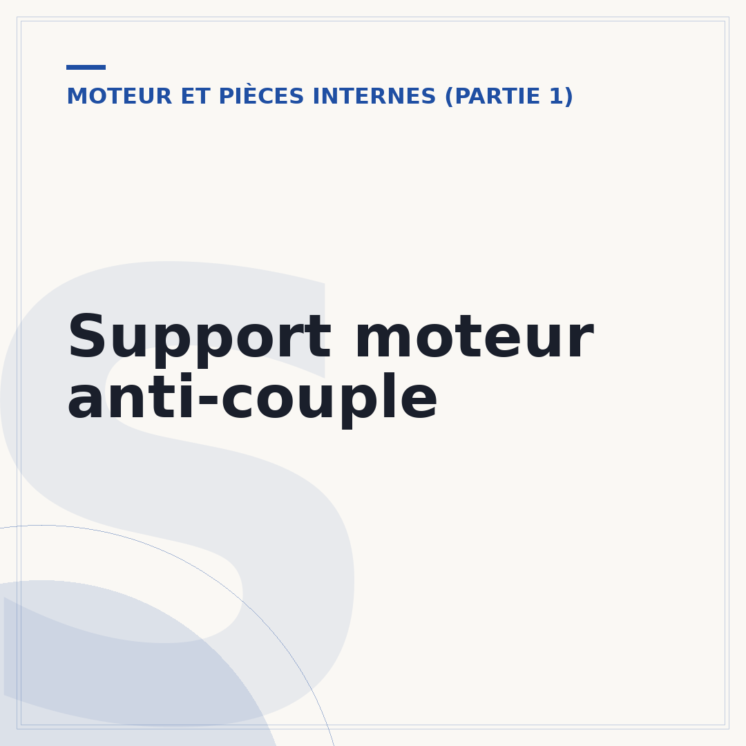 Support moteur anti-couple