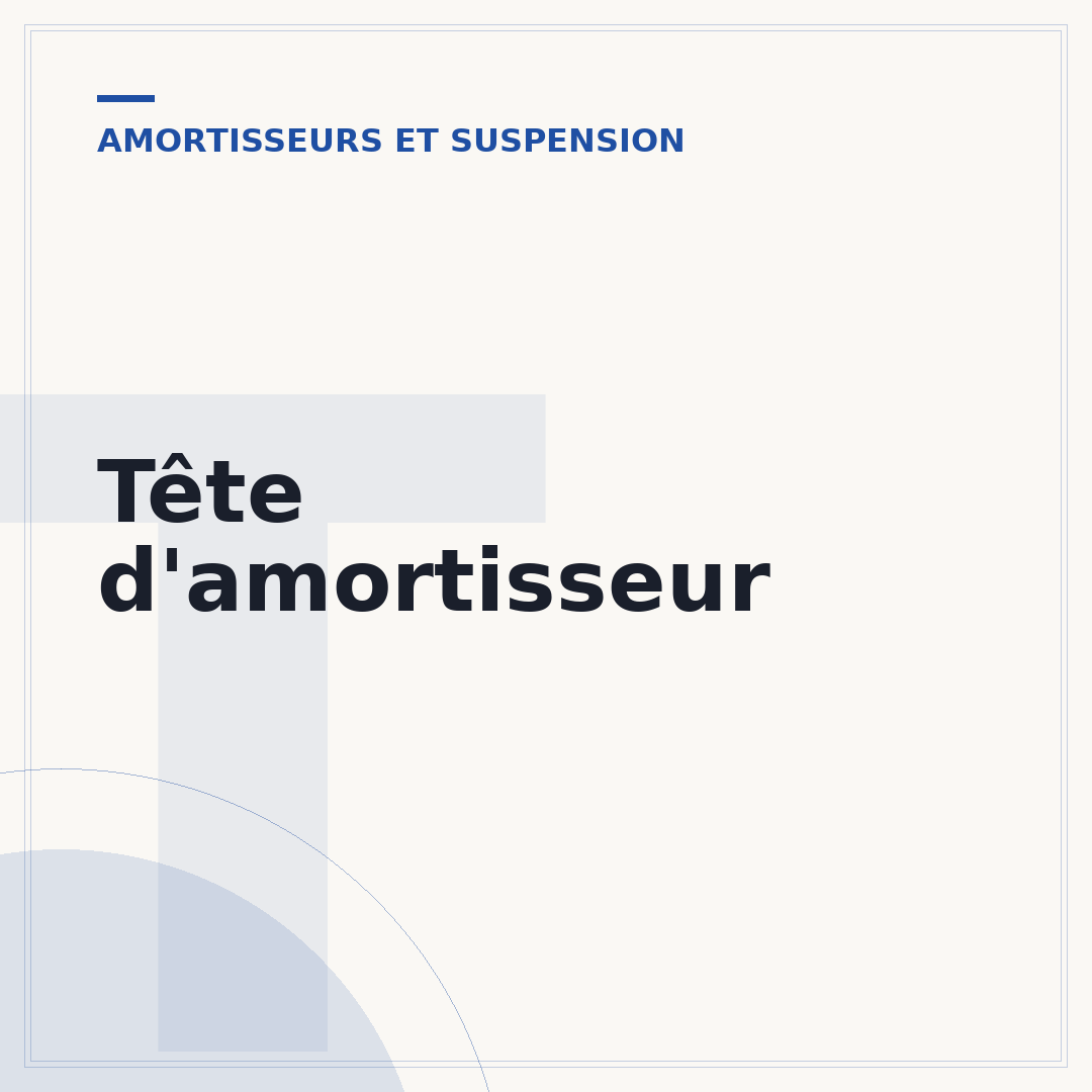 Tête d'amortisseur